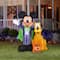 5ft. Airblown® Inflatable Mickey & Pluto with Treat Sack